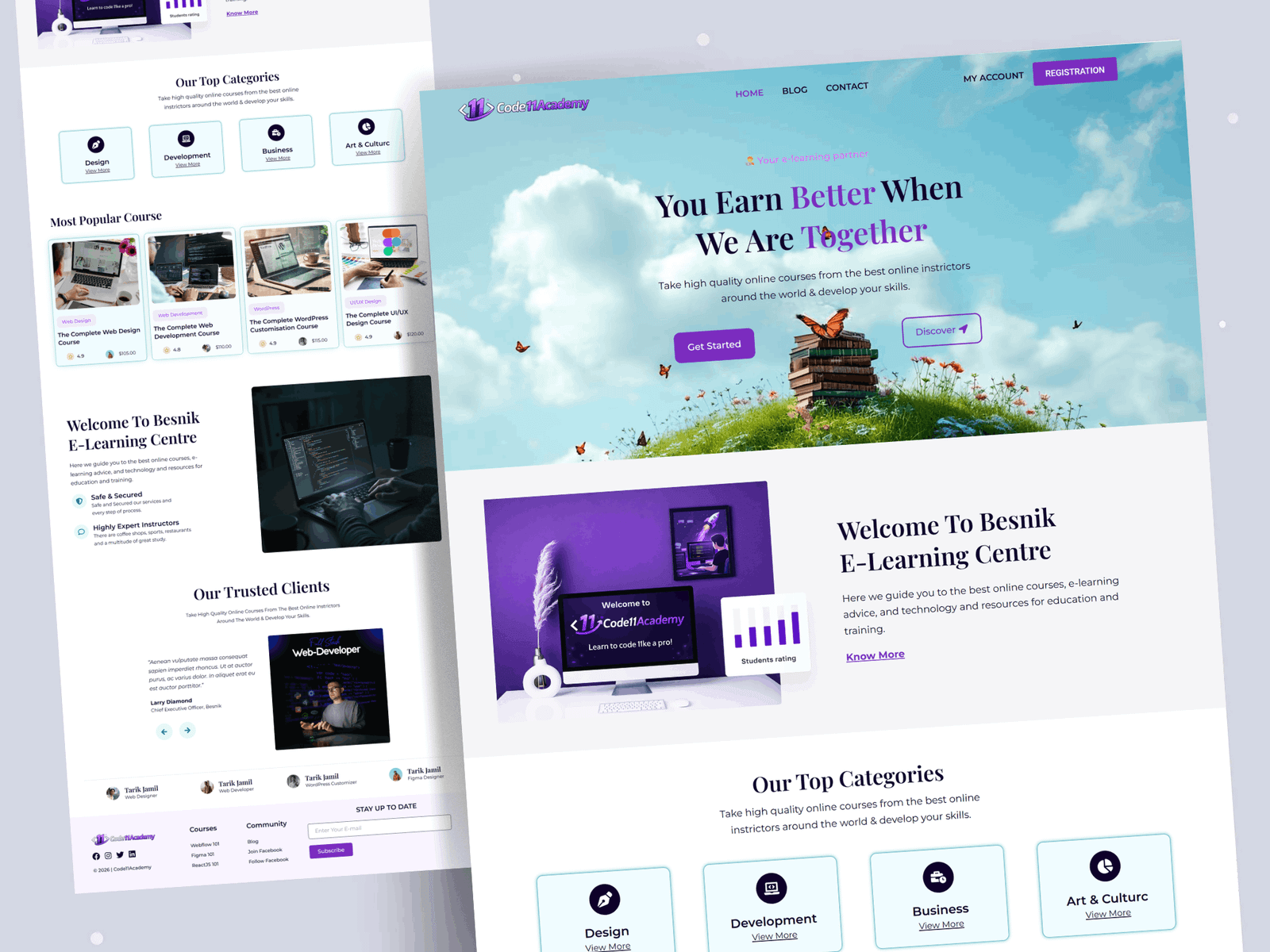 Code11Academy Mockup